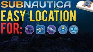 Prawn Suit Arms & Cyclops depth module location | Subnautica guide