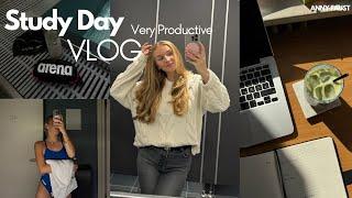 Study Vlog | 7am Morning Routine | very productive & vorbereitungen für den Bachelor | last semester