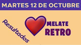 Sorteo Melate Retro del Martes 12 de Octubre del 2021