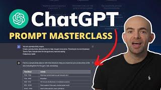 How I Write The Perfect Prompt (ChatGPT Masterclass)