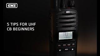 5 Tips for UHF CB Beginners | GME