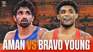 Aman AMAN (IND) vs. Roman Guillermo BRAVO YOUNG (MEX) | RANKING SERIES 2025 | Semi Final | FS 57Kg