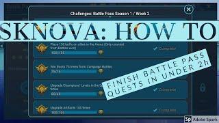 SKNOVA Account Update, Battle Pass Quest Hack