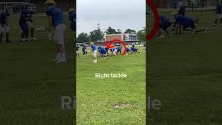 Spring Football Game. I am a starter linemen. #fyp #sports #prosports #lineman #strong #like
