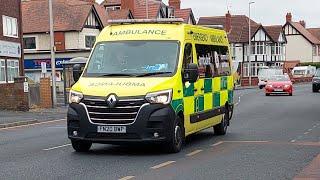 ambulnz community partners community ambulance Renault master passing by