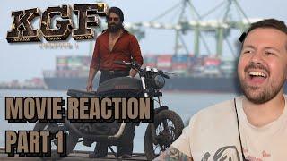 KGF Chapter 1 (2018) PART 1/3 | FIRST TIME REACTION!!