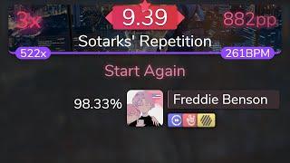 [9.39⭐Live] Freddie Benson | ONE OK ROCK - Start Again [Sotarks'] +HDDTHR 98.33% {882pp 3} - osu!