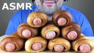 ASMR SAUSAGE ROLLS | RUSSIAN STREET FOOD (Eating Sounds) Mukbang 먹방 NO TALKING