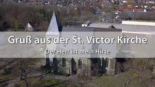 Gruß aus der St. Victor Kirche - Der Herr ist mein Hirte