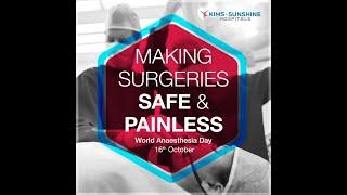 World Anaesthesia Day | KIMS Sunshine Hospitals