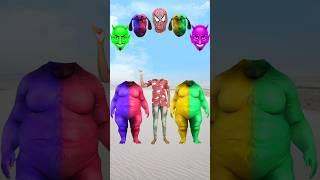 Purple fatty dog & blue+red fatty dog vs cute brother head matching with tu radha meri mainsongs