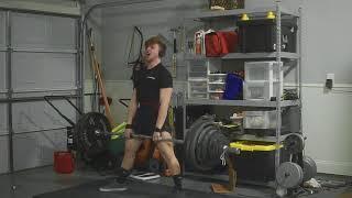 490 Deadlift PR! 145 bodyweight!