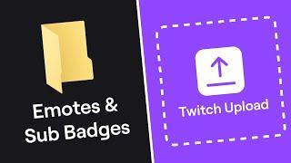 Twitch Emotes And Sub Badges | HOW TO UPLOAD | qoqsik