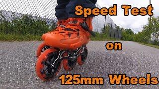 Speed Test - 3 x 125mm Wheels on Seba FR1 Skates