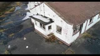 Marley roof tile factory. Abandoned places UK. DJI Phantom 4 pro flight.