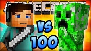 Minecraft: Triple Digits Arena. Стив VS Мобы.