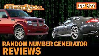 Random Number Generator Car Reviews — The Carmudgeon Show w Jason Cammisa & Derek Tam-Scott — Ep 171