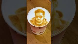 FREE में बनवाएं Coffee के ऊपर अपनी Photo First Time in Delhi Indian Street Food