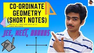 Co-ordinate geometry (short notes) + bonus