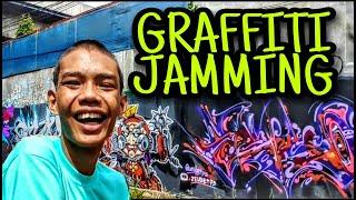 Graffiti Jamming at Ciong Spot Bogor | ZELOET | COCIN | RIZONE | GEAR | DESC .