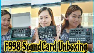 UNBOXING MY F998 SOUNDCARD#livestreamer #smallyoutuber #ofwdubai @AnneVangs