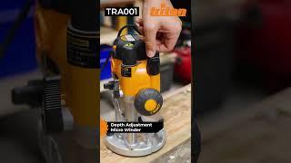 The iconic, award-winning Triton Tools TRA001 2400W Dual Mode Precision Plunge Router