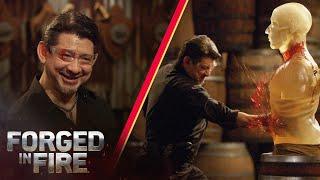 BEN ABBOTT'S STEEL CINQUEDEA CHALLENGE | Forged in Fire: Beat the Judges