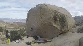 The Checkerboard V8 (Flashed) - Bishop Bouldering