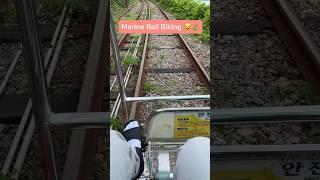 Ocean Rail Biking in Yeosu, South Korea #railbiking #ocean #biking #Yeosu #SouthKorea
