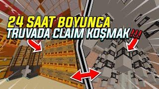 24 SAAT BOYUNCA TRUVADA BİTEN CLAİM KOŞTUM! NELER ÇIKTI!!? - Craftrise Survival Ametist