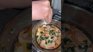 Креветки с юшкой #креветки #пастарецепт #еда #обзоры #готовимдома