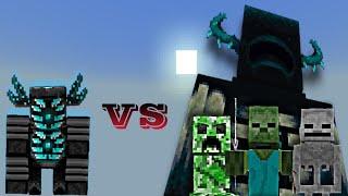 Tungsten Zorden vs Titan Mob Bosses | Minecraft Bedrock | Mob Battle