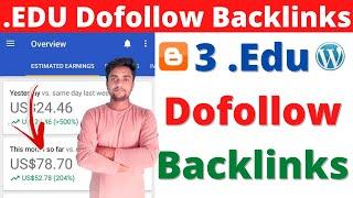 Create 3 High-Quality Instant Approval .EDU Dofollow Backlinks | .EDU Backlinks Create | Ft Thoughts