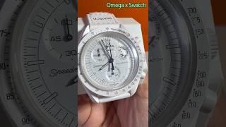 If there’s a black SNOOPY,  there’s a white as well ￼, the OMEGA x swatch moonswatch #omega #swatch