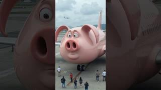 Flying Pig Airplane ️ Soaring into dreams!