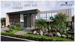 Modern House Design with 7 Bedrooms Family Home | 31x21m 2 Storey | Jorman HomeDesigns