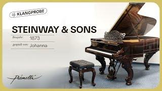 Seltener Palisander Steinway & Sons Flügel von 1873 in der  #Pianelli Klangprobe mit Johanna