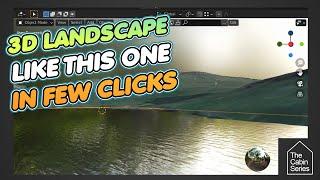 Making 3D landscape in Blender using GIS Addon