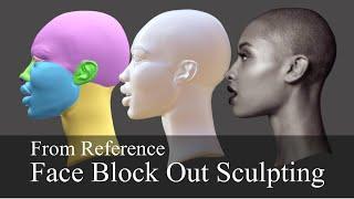 Sculpting a Realistic Face in Nomad Sculpt | Face Block-Out Method