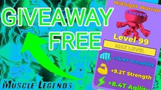 FREE 1000 GOLD WARRIOR PETS MUSCLE LEGENDS GIVEAWAY