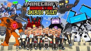 100 YOUTUBER BERTAHAN HIDUP DI PULAU SKIBIDI TOILET SURVIVAL HARDCORE DI MINECRAFT FULL SEASON 1