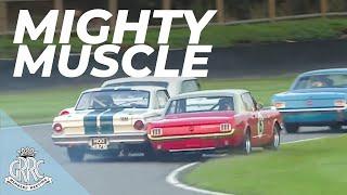 BTCC star battles in amazing five-way Muscle car track battle | 78MM