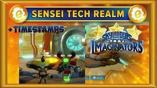 Skylanders Imaginators 100% Walkthrough | Sensei Tech Realm - 3 Stars | 2 Players #35