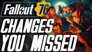 7 Changes You Missed In The NEW Fallout 76 Update!