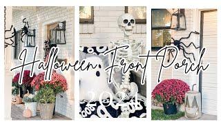 HALLOWEEN PORCH DECORATE WITH ME | HOUSE UPDATE | 2024