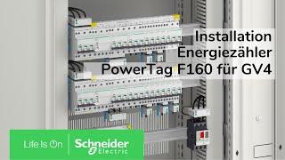 PowerTag F160 für GV4 - Installation Energiezähler | Schneider Electric