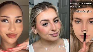 Makeup Trends for 2023 TikTok Complication Video #beauty #makeup