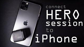 How to Pair / Connect GoPro Hero Session to iPhone ( New 2020 )