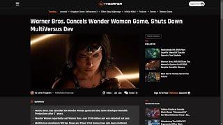 Warner Bros. Cancels Wonder Woman Game, Shuts Down Monolith