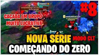 CAÇADA EM GRUPO É MUITO DIVERTIDO!! NOVA SÉRIE COMEÇANDO DO ZERO MODO CLT!! EP #8| Albion Online